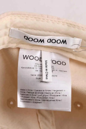 Casquette Wood Wood Beige en Coton