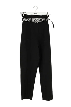 Pantalon Claudie Pierlot Noir en Synthétique, taille S - Seconde Main