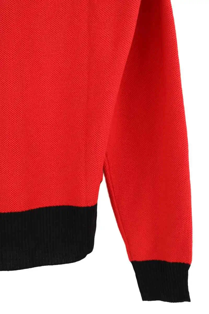 Pull Colmar Rouge en Laine