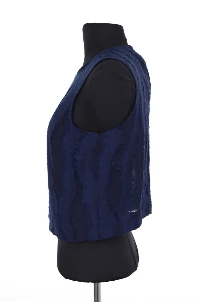 Top sans manche Balzac Roda Bleu en Coton