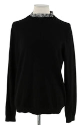 Pull Sézane Noir en Coton, taille M - Seconde Main
