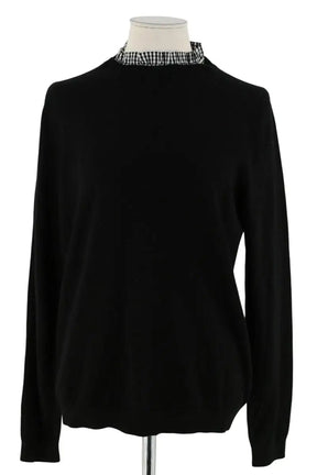 Pull Sézane Noir en Coton, taille M - Seconde Main