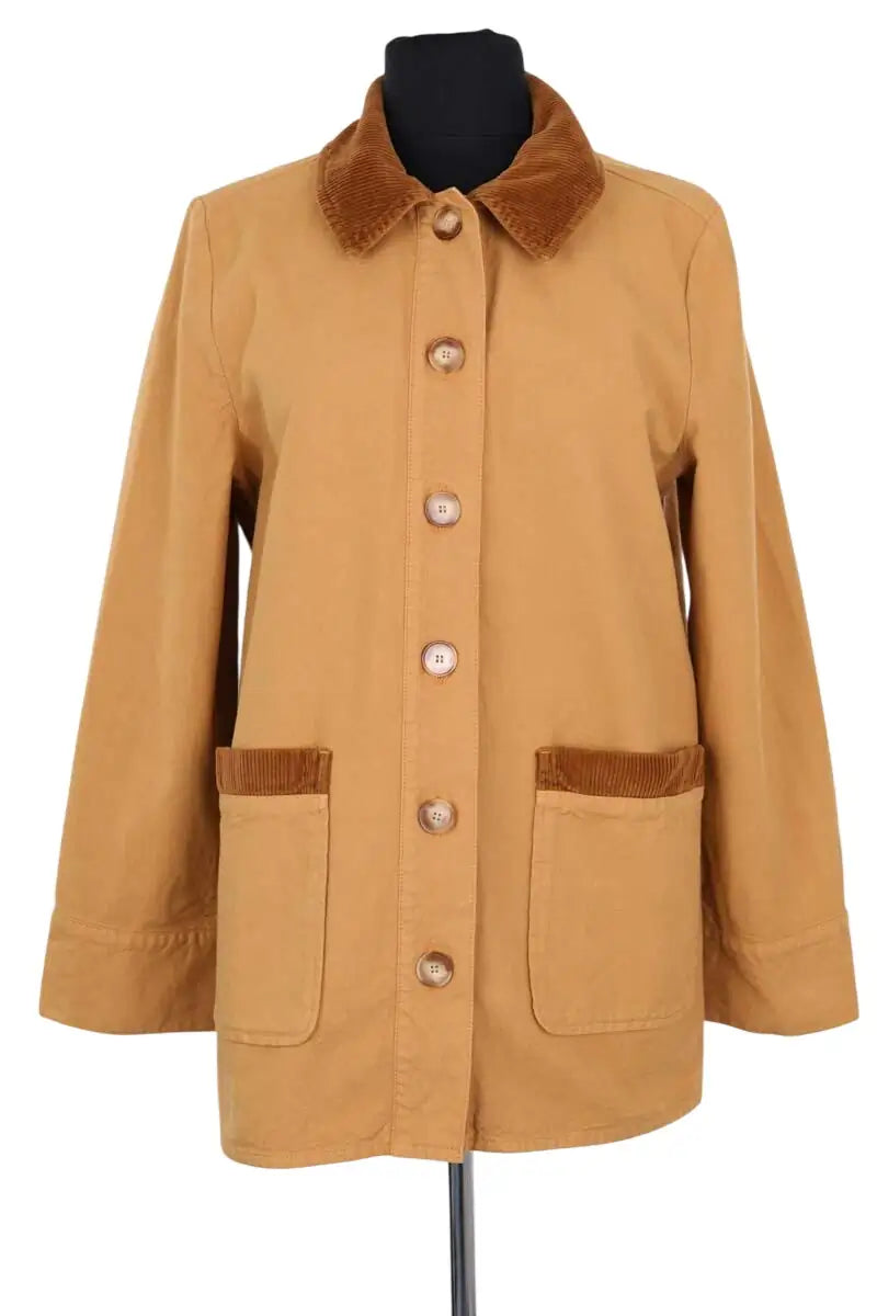 Veste Sézane Camel en Denim, taille XS - Seconde Main