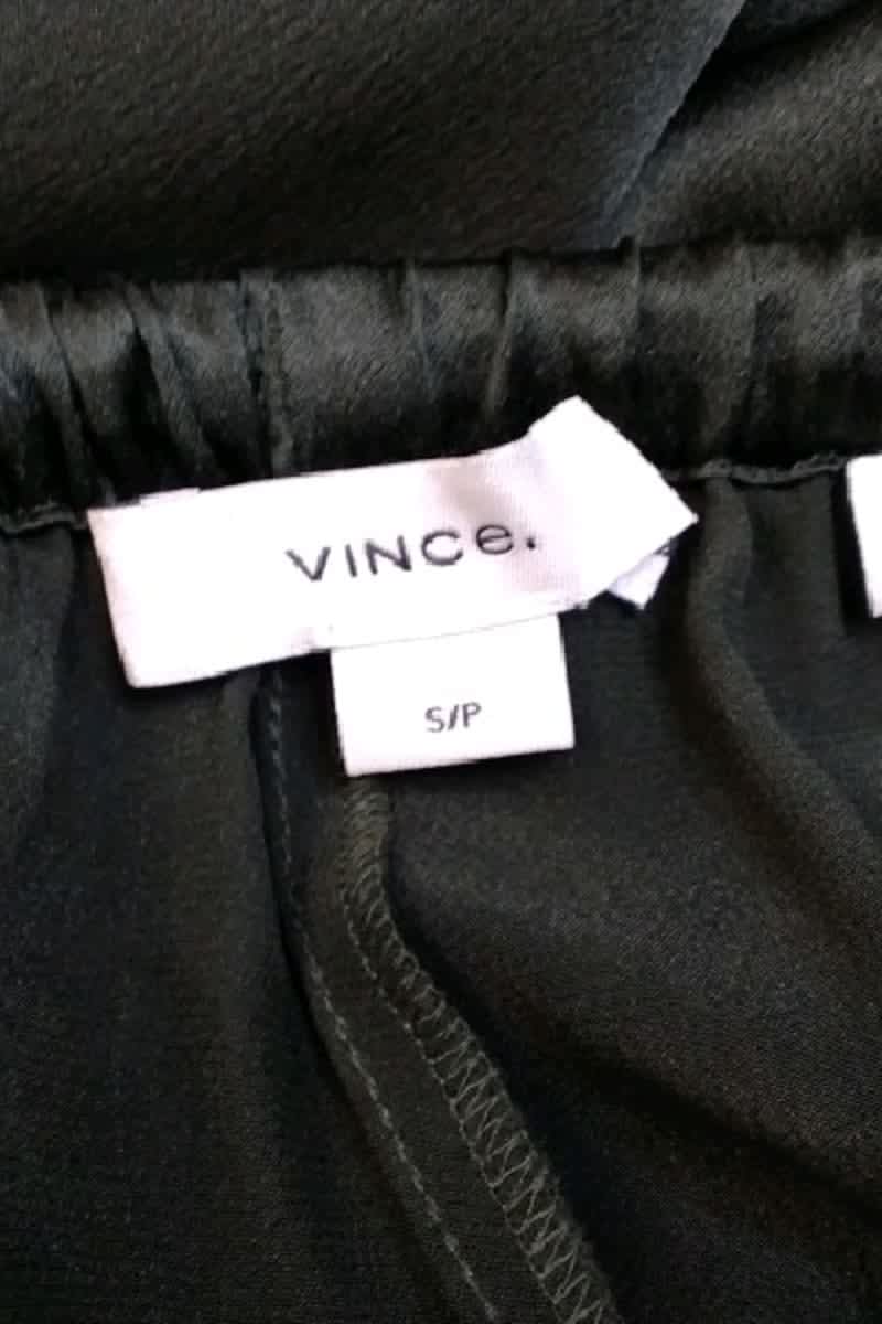 Pantalon large Vince  Vert