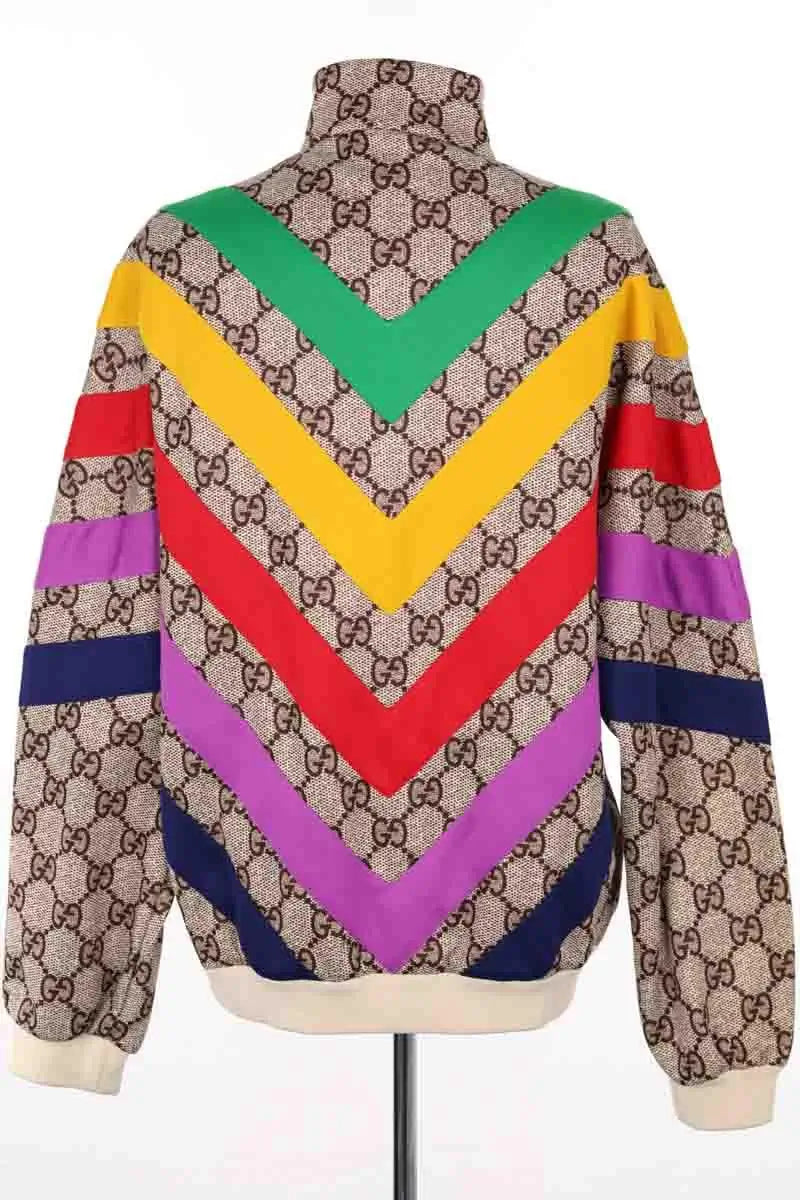 Veste Gucci Marron en Synthétique