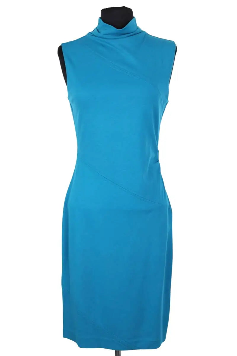 Robe Diane Von Furstenberg Bleu en Viscose, taille S - Seconde Main