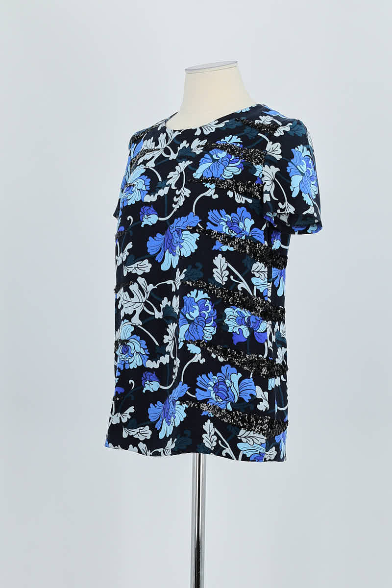T-shirt Manoush  Bleu