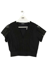 T-shirt The Kooples Noir en Coton, taille S - Seconde Main