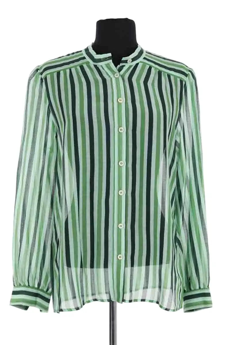 Chemise Gerard Darel Vert en Coton, taille M - Seconde Main