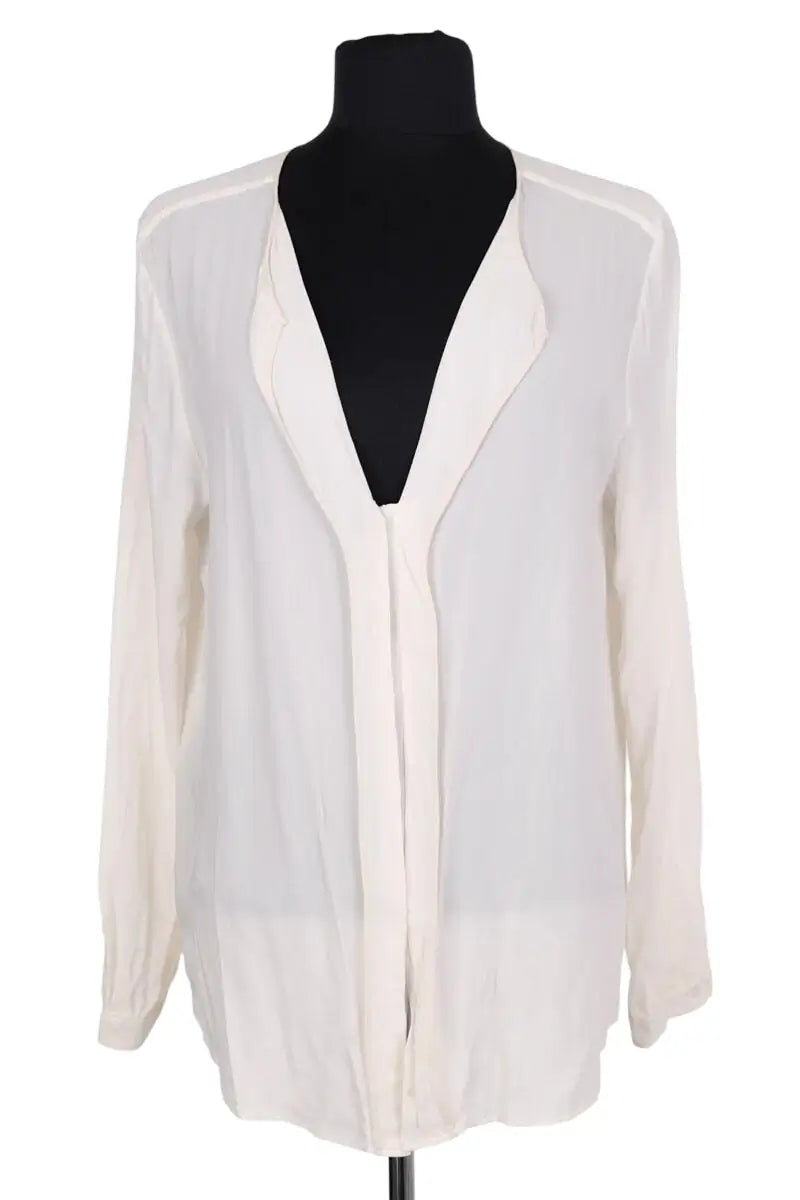 Blouse Hugo Boss Beige en Viscose, taille L - Seconde Main