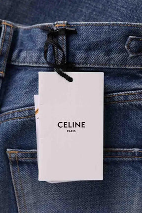 Bermuda Celine Bleu en Coton