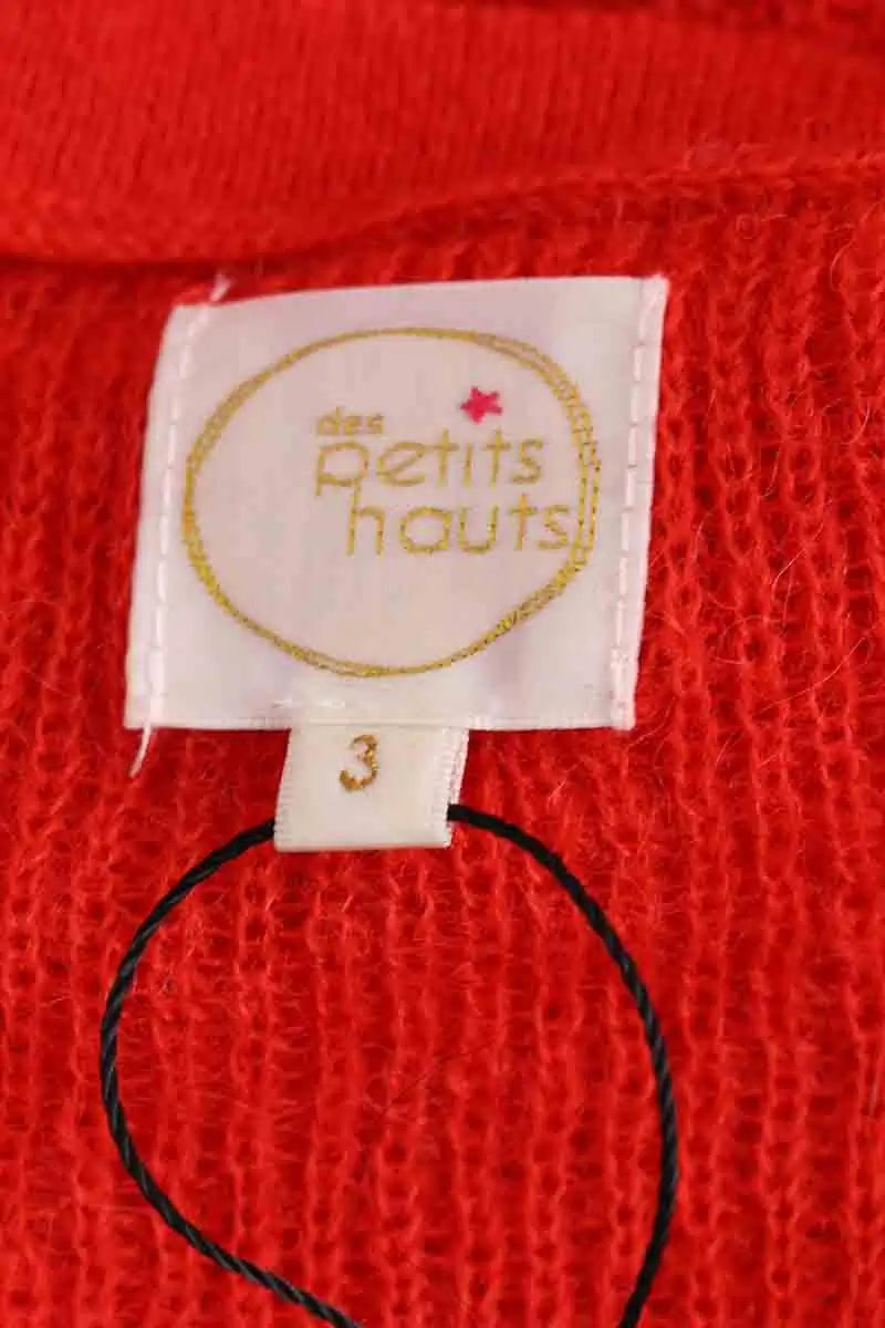 Pull Des Petits Hauts Rouge en Laine