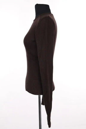 Top Sportmax Marron en Soie