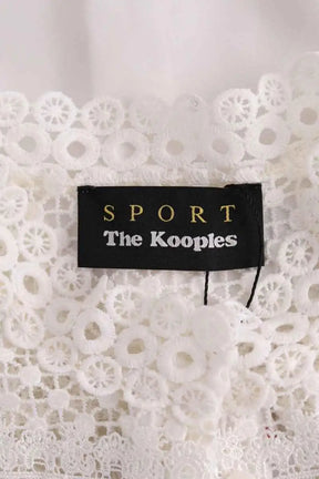 Blouse The Kooples Blanc en Synthétique