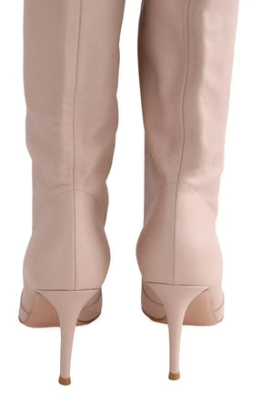 Bottes Gianvito Rossi Beige en Cuir
