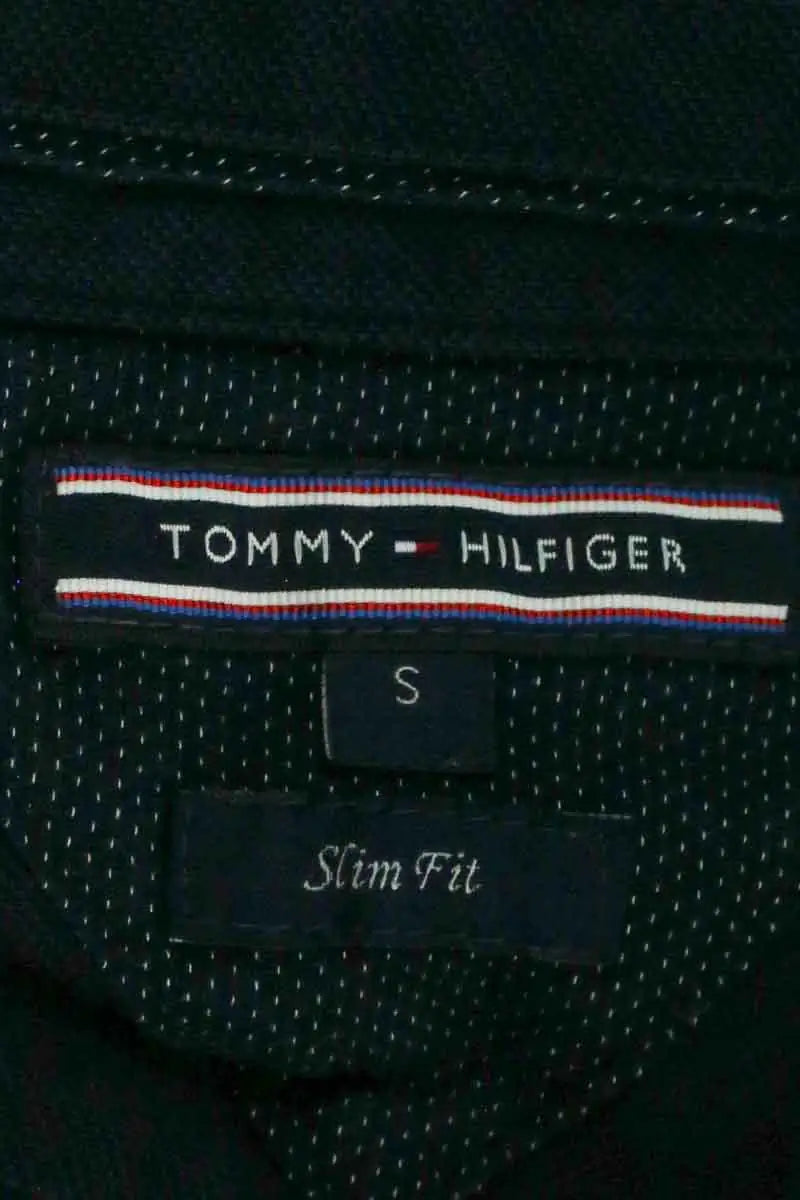 Polo Tommy Hilfiger Marine en Coton
