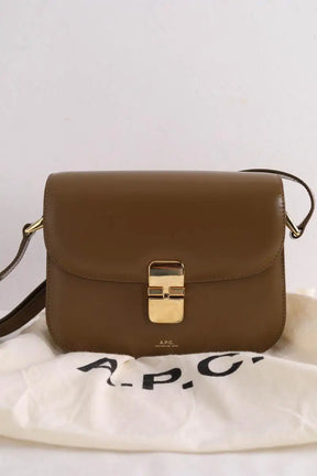 Sac à bandoulière APC GRACE Marron en Cuir