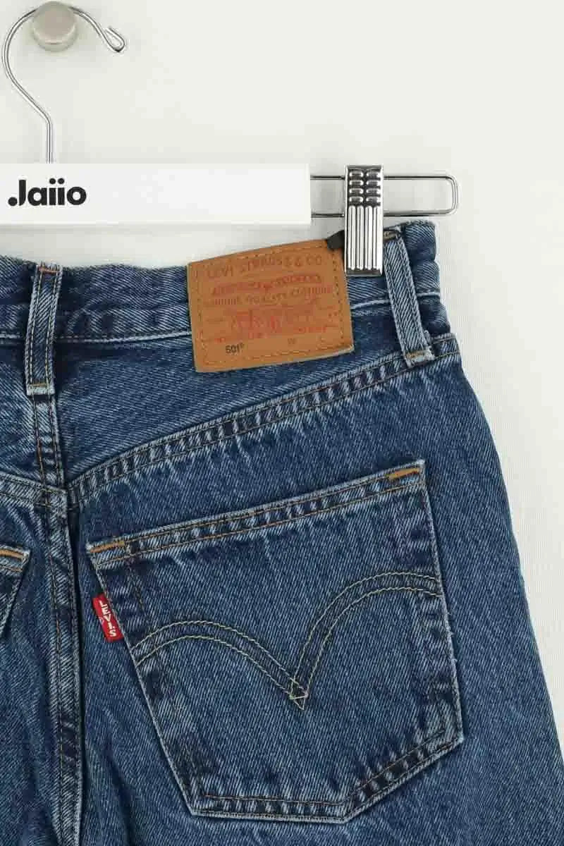 Jean droit W23 L26 Levi's 501 Bleu en Coton