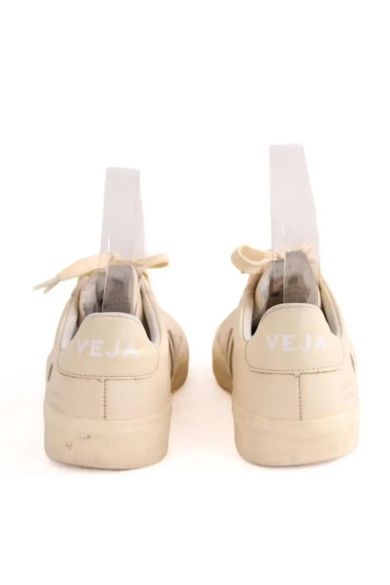 Baskets Veja Beige en Cuir