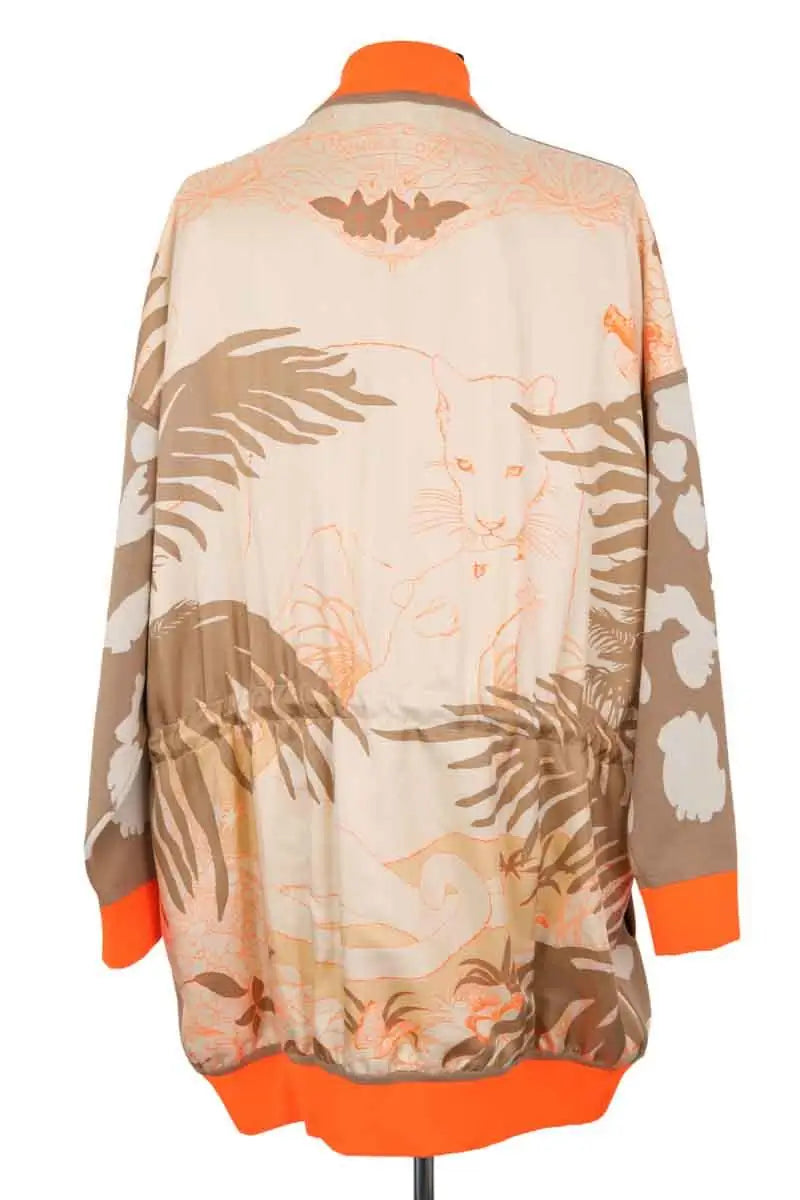 Gilet Hermès Camel en Soie
