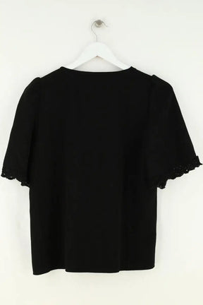 Blouse Sézane Noir en Synthétique