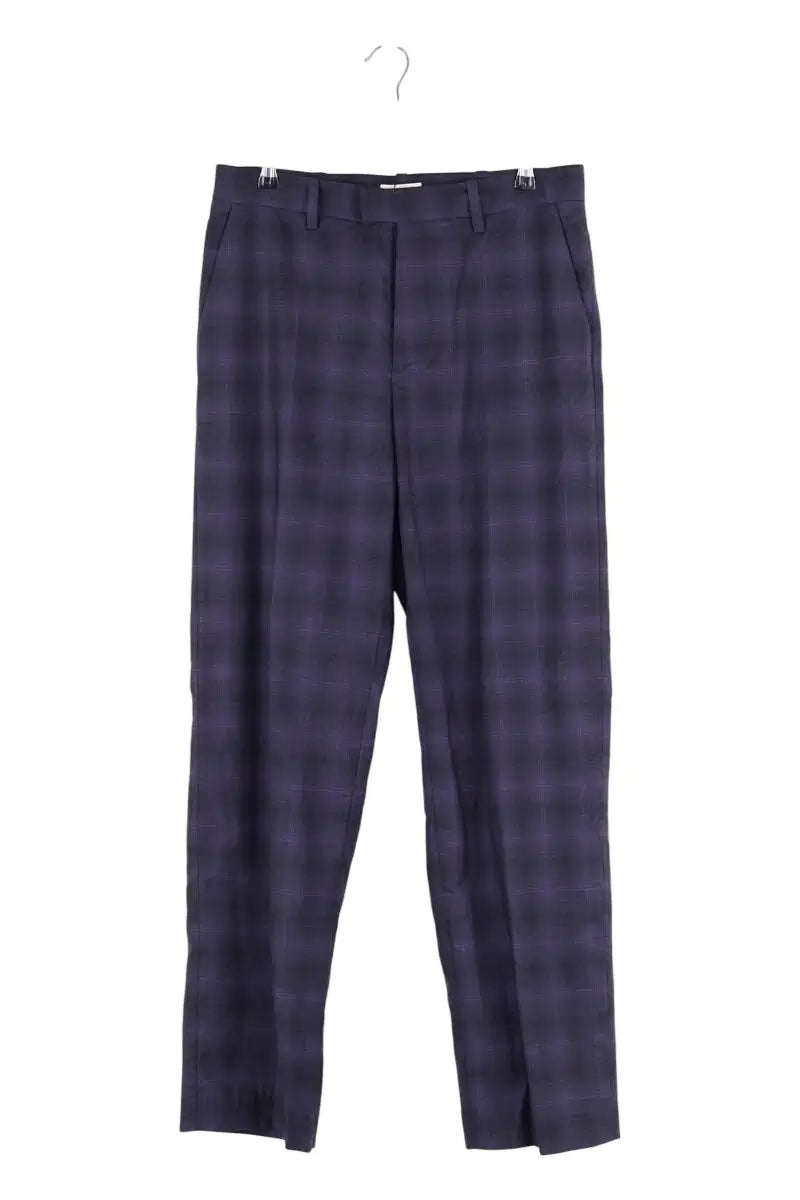 Pantalon droit Zadig & Voltaire Bleu en Synthétique, taille S - Seconde Main