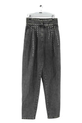 Jean droit Alberta Ferretti  Gris