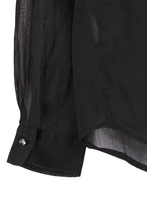 Chemise Forte_Forte Noir en Coton