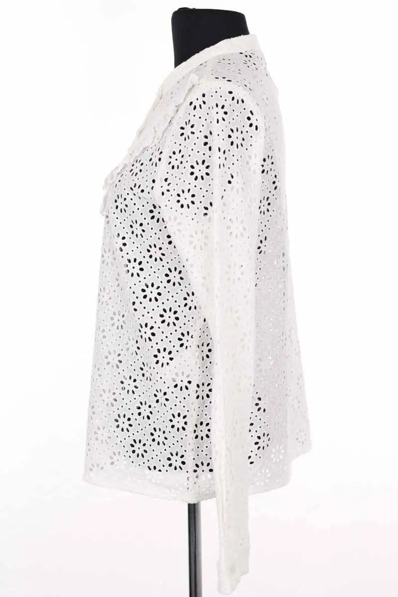 Blouse Sézane Blanc en Coton