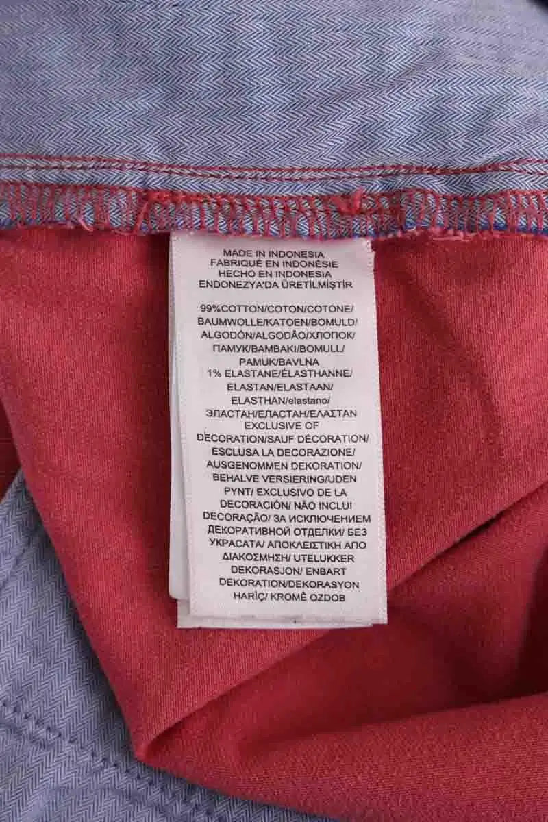 Pantalon droit Ralph Lauren Rose en Coton