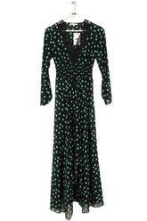 Robe Maje Noir en Viscose, taille M - Seconde Main