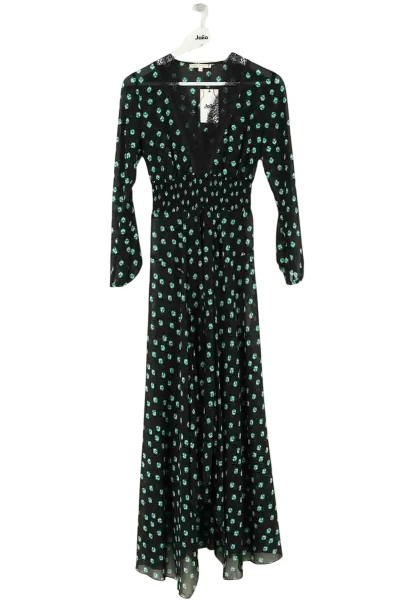Robe Maje Noir en Viscose, taille M - Seconde Main