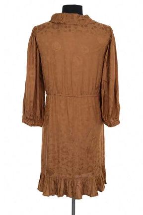 Robe Claudie Pierlot Marron en Viscose