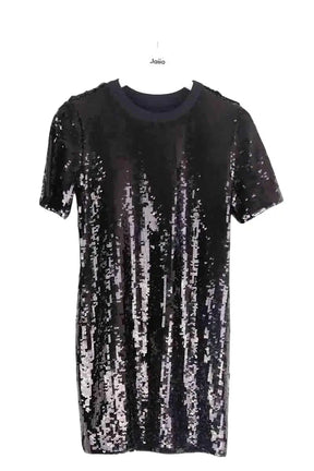 Robe The Kooples Noir en Viscose, taille XS - Seconde Main