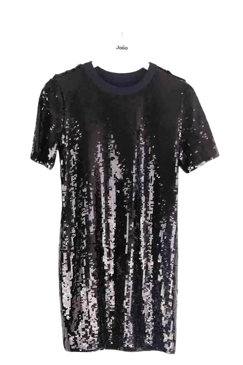 Robe The Kooples Noir en Viscose, taille XS - Seconde Main
