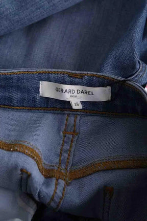 Jean droit Gerard Darel Bleu en Coton