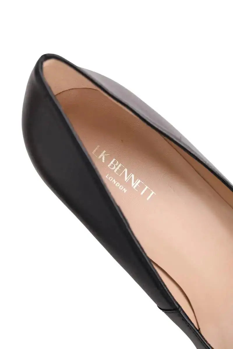 Talons LK Bennett Floret Noir en Cuir