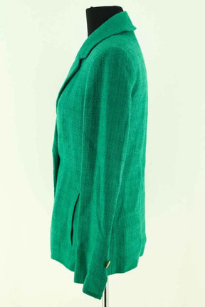 Blazer Sandro Vert en Coton