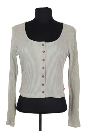 Top Levi's Vert en Coton, taille M - Seconde Main