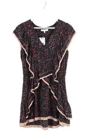 Robe Iro Noir en Soie, taille M - Seconde Main