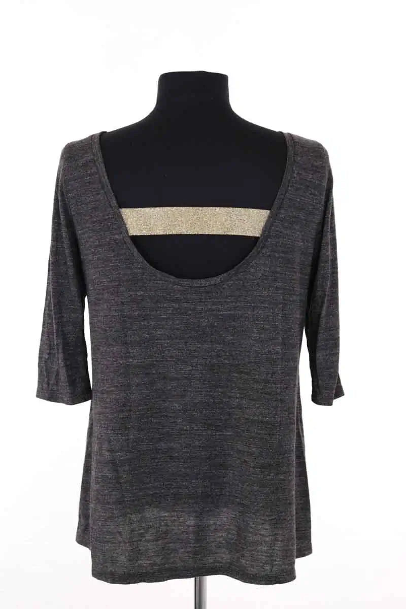 Top Claudie Pierlot Gris en Viscose