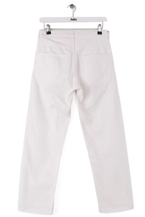 Jean droit Dior Blanc en Coton