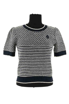 T-shirt Maje Bleu en Coton, taille S - Seconde Main