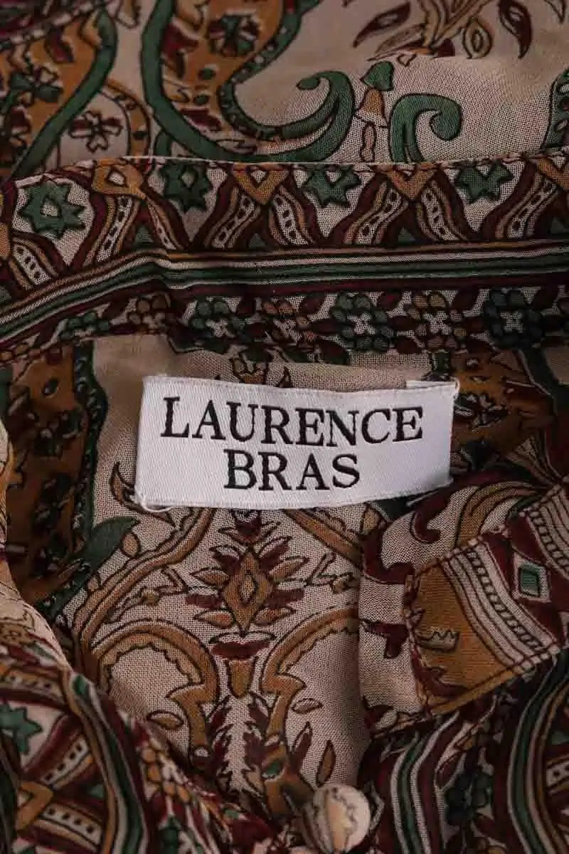 Blouse Laurence Bras Marron en Viscose