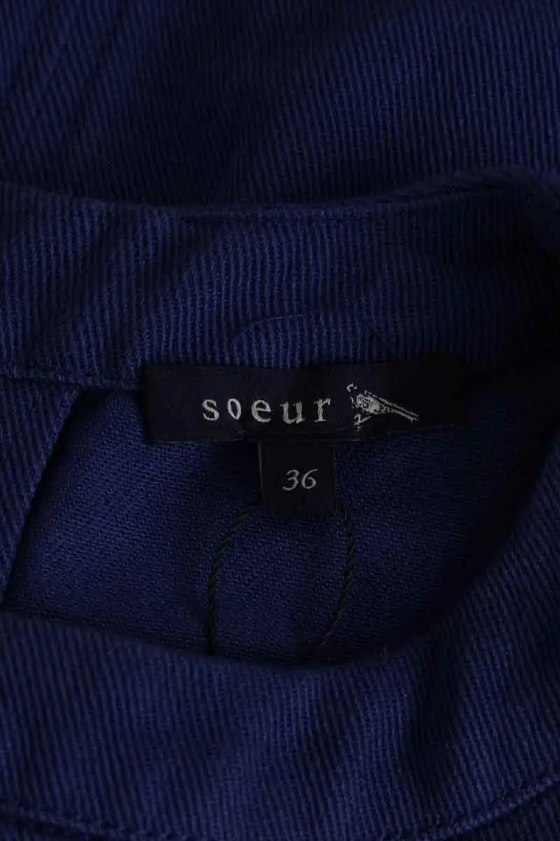 Top sans manche Soeur Pampa Bleu en Coton