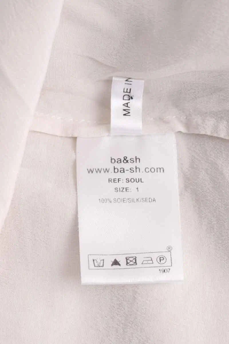 Chemise Ba&Sh Beige en Synthétique
