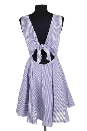 Robe Sandro Bleu en Coton