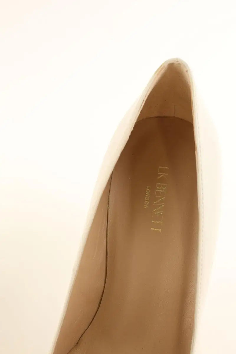 Talons LK Bennett Floret new Ecru en Cuir