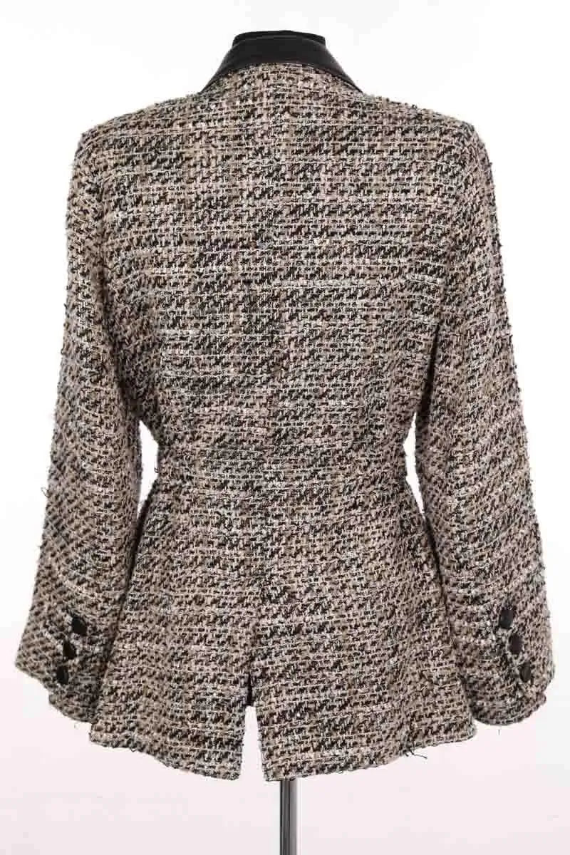 Manteau The Kooples Beige en Tweed