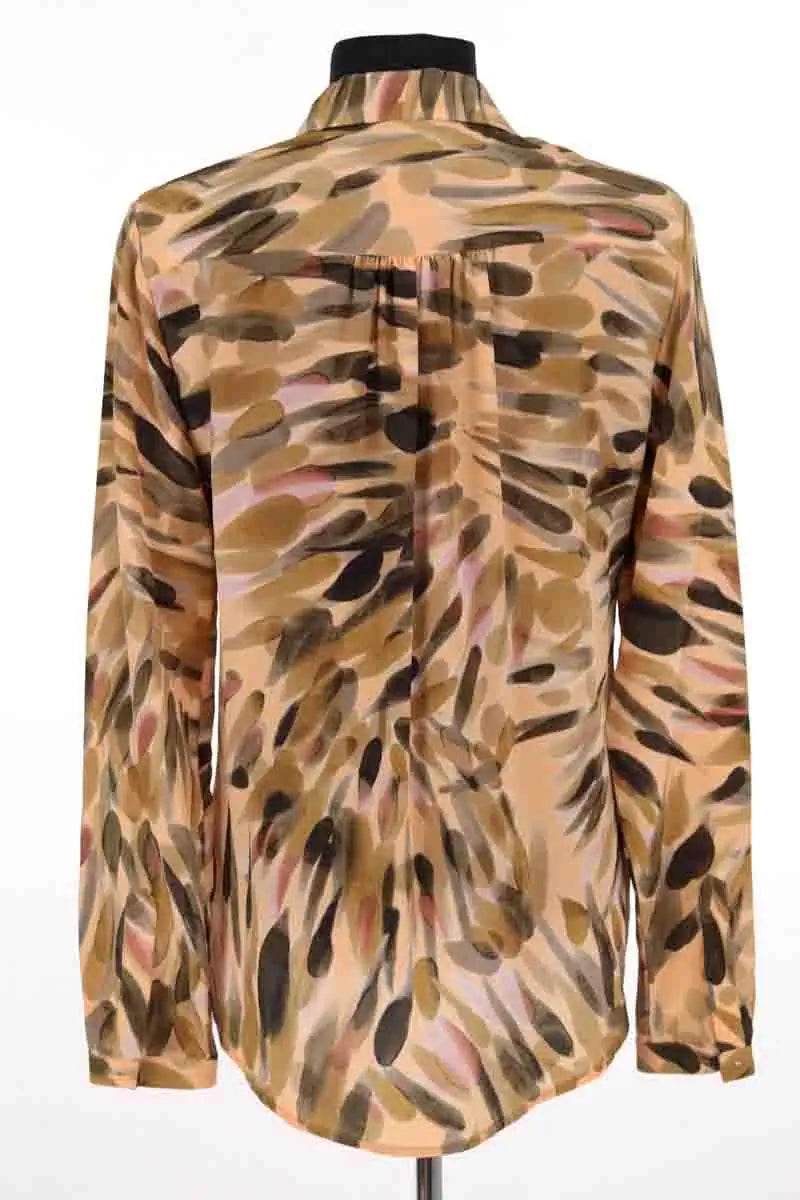 Chemise Momoni Beige en Soie